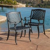 Black Aluminum Outdoor Furniture Sets