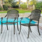 Bronze Cast Aluminum Patio Chairs