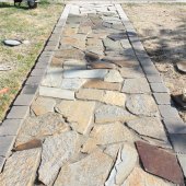 How To Make A Flagstone Patio With Mortar