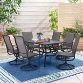 Patio Dining Sets For 6 With Umbrella Hole