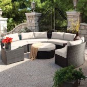 Round Sectional Patio Furniture
