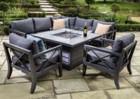 Aluminum Garden Furniture With Fire Pit