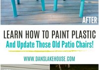 Can You Paint Plastic Straps On Patio Furniture