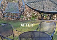 How To Clean And Paint Wrought Iron Patio Furniture