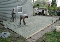 How To Pour A Patio Slab