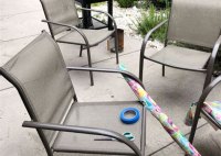 How To Repaint Metal Patio Table And Chairs