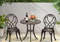 Metal Patio Bistro Table And Chairs