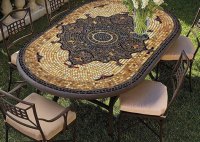Mosaic Patio Table Set