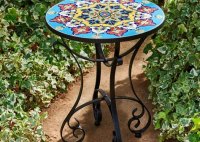 Mosaic Table Patio Furniture