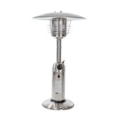 Fire Sense Propane Table Top Patio Heater Stainless Steel